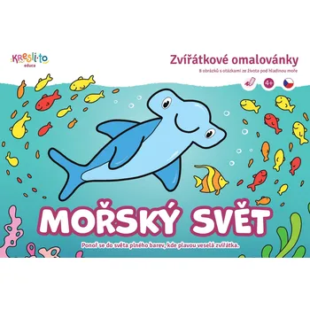 omalovánky Mořský svět – zvířátkové omalovánky pro nejmenší A5