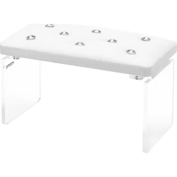 Stojan na manikúru Momo Diamond Velour bílé