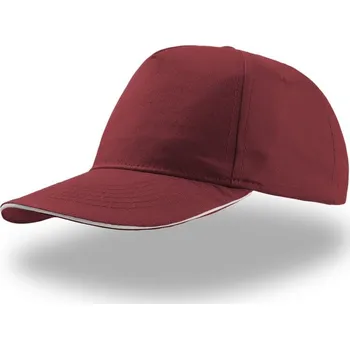 Kšiltovka 5 panelová kšiltovka "Start Five Sandwich" burgundy onesize