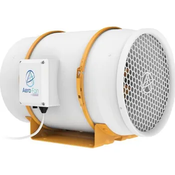 potrubní ventilátor Trolmaster Aero-fan Inline ventilátor 250 mm - 1650 m3/h (V-10) (Inline ventilátor do potrubí Trolmaster Aero-fan o průměru 250 mm s max. výkonem 1650 m3/h je kompaktní a účinný ventilátor, který pomáhá zlepšit cirkulaci vzduchu a větrání vnitřních prosto