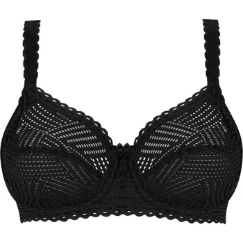 Podprsenka Antigel - Tressage graphic podprsenka vysoká nevyztužená tressage noir 80G FCC6137