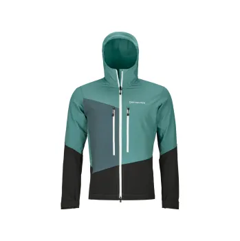 Ortovox Westalpen Softshell Jacket M arctic grey XXL; Zelená bunda + DÁREK DLE VÝBĚRU!