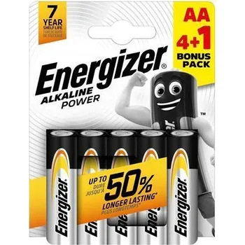 Článková baterie Baterie "Alkaline Power", AA, 4+1 ks, ENERGIZER EPAAB4+1