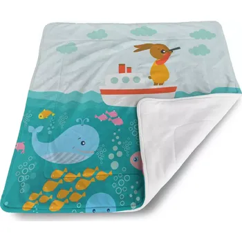 deka Sablio Dětská deka pro miminko Mořský svět - 80x100 cm