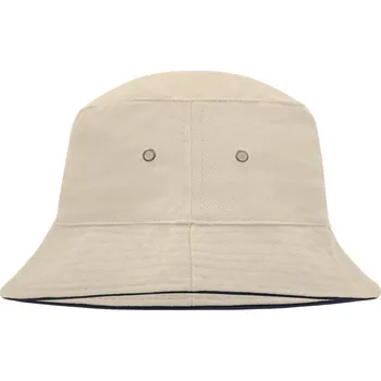 Klobouk Rybářský klobouk s lemem MB 12 natural-navy S/M