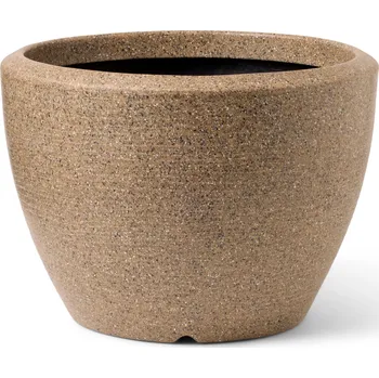 Květináč Capi Arc Granite Planter Ball Warm Taupe Ø 60 cm / V 48 cm