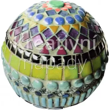 Mozaiková sada Mozaikový set, koule 15cm, oranžovofialová - 560101000224