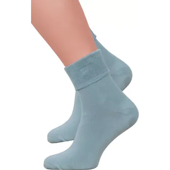 Dámské ponožky Dámské froté ponožky 110/012 Steven Barva/Velikost: zelená světlá / 38/40