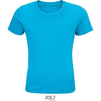 Dívčí tričko Dětské tričko z bio bavlny Pioneer Kids aqua 12 Y