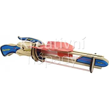 Dřevěná hračka Dřevěný model SKY SURFER AIRPLANE LAUNCHER - 560204090025