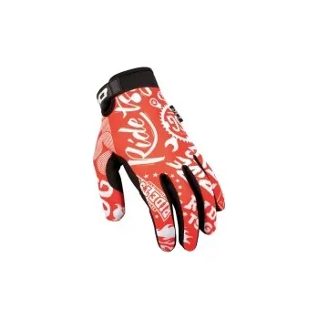 Cyklistické rukavice Rukavice TSG "DW" Gloves - Red Sticky, XXS