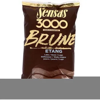 Návnadová surovina Krmení Sensas 3000 Brune 1kg Lake - Jezero hnědé