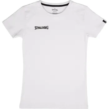 Pánské tričko Triko Spalding Essential Tee W 40221630-white Velikost S