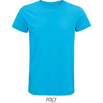 Pánská móda Pánské tričko z bio bavlny Crusader Men aqua S