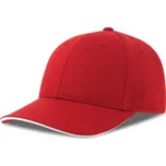 6 panelová baseballová kšiltovka Liberty Sandwich-S red-white onesize