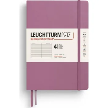 Blok Notebook Medium (A5), Hardcover, Dusty Rose, Ruled