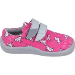 Beda barefoot textilní tenisky Unicorn - šedá podrážka 22