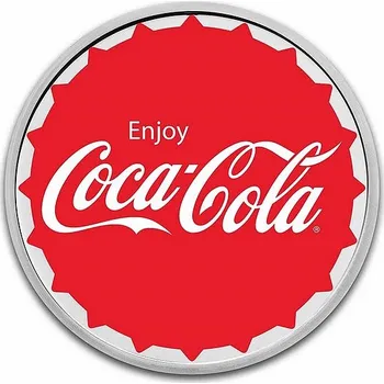 COCA COLA ZÁTKA Coca-Cola Colorized Round (Bottle Cap)