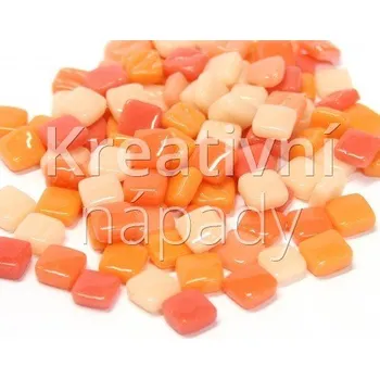 Mozaiková sada Pomerančová kúra, skleněná mozaika mix 8x8x4mm - 560000000165