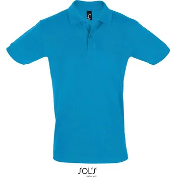 Pánské piqué polo Perfect Men aqua M