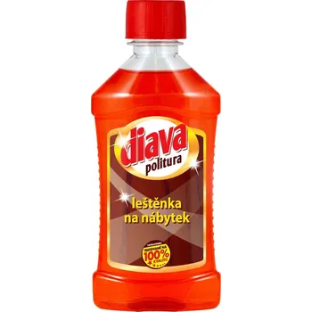 Diava Politura leštěnka na nábytek červená 200 ml