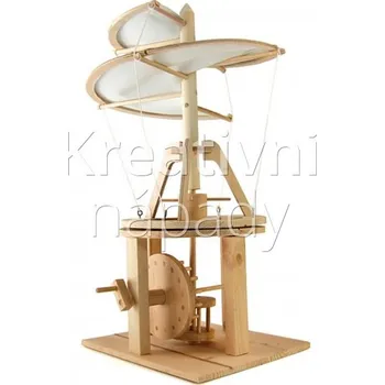 Dřevěná hračka Dřevěný model Da Vinciho helikoptéry - 560204090007