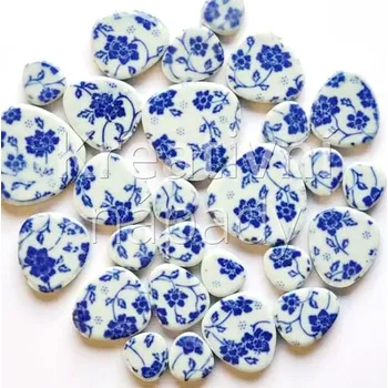 Mozaiková sada Retro keramika - volné oblázky - modrá sedmikráska 05 - 560101062