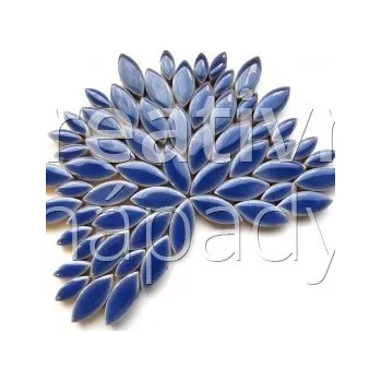 Mozaiková sada Mozaika okvětní lístek švestkově modrý - větší - 560101000074