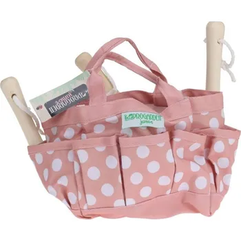 Dětské zahradní nářadí Zahradní nářadí pro děti růžová taška KO-CK9920050ruzo