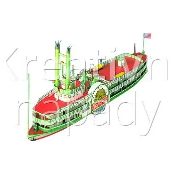 Papírový model Papírový model - Parník na Mississippi - 550208000036