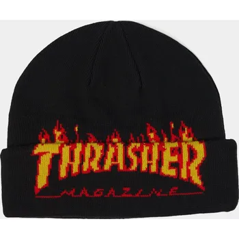 Čepice Kulich Thrasher Flame Fold - Black
