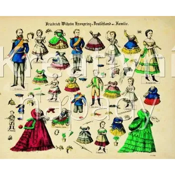 Papírový model Papírový model - Souprava loutek Friedrich Wilhelm - 550210000003