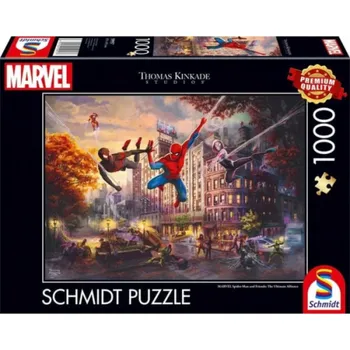 Hračka Schmidt Spiele Thomas Kinkade Studios: Marvel Spider-Man & Friends - The Ultimate Alliance, Puzzle