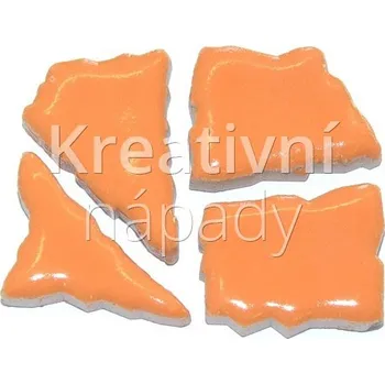 Mozaiková sada Mozaika zlomky 20-60x6,5 mm oranžová F42b - 560204060015