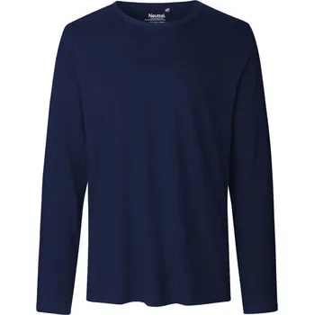 Pánské tričko Pánské tričko s dlouhým rukávem O 61050 navy L