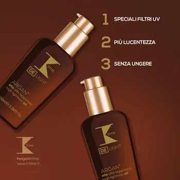 Vlasová regenerace K-Time Argan de-light oil 100ml