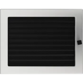 Větrací mřížka KRATKI Krbová mřížka 22x30 BASIC broušený nerez s žaluzií