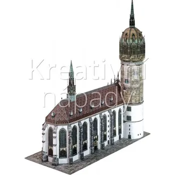 Papírový model Papírový model - Zámecký kostel Wittenberg (758) - 550000004023