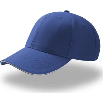 Kšiltovka 6 panelová baseballová kšiltovka "Sport Sandwich" royal-white onesize