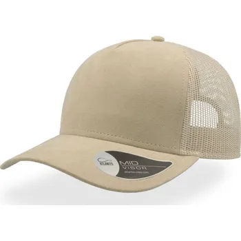 Kšiltovka 5 panelová Trucker kšiltovka "Rapper Suede" beige onesize