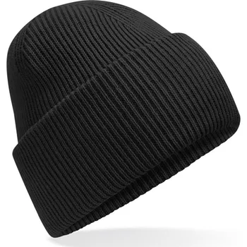 Čepice Pletená čepice s manžetou "Recycled" B 385R black onesize