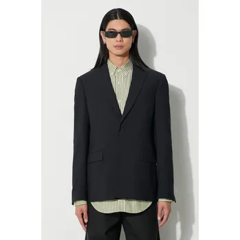 Pánské sako Blazer s příměsí vlny 424 tmavomodrá barva, 35424G02C 236502 35424G02C.236502 59X, vel. 50