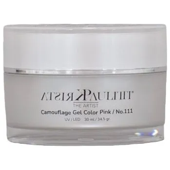 Umělé nehty Stavební kamuflážní UV/LED gel Krista Paulitti - Pink / No.111 30ml