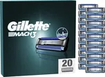GILLETTE náhradní holicí hlavice pro muže 20 ks