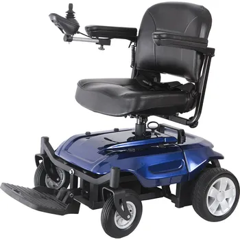 Invalidní vozík Elektrický invalidní vozík skládací Eroute 9000A 20 Ah Barva: Modrá