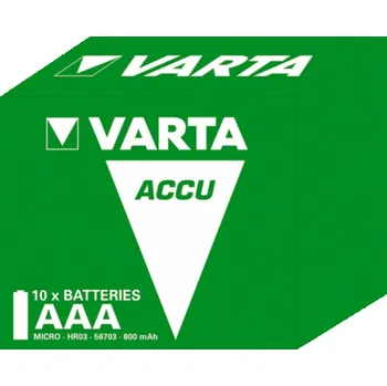 Varta baterie (krabice) AAA, bateriová krabice
