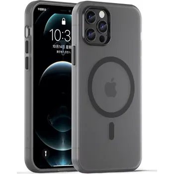 Pouzdro na mobilní telefon Kryt na iPhone 12 / 12 Pro gumový Candy (podpora MagSafe) černý