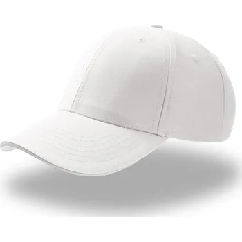 Kšiltovka 6 panelová baseballová kšiltovka "Sport Sandwich" white-white onesize
