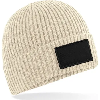 Čepice Čepice Patch "Fashion" B 442R oatmeal-black onesize