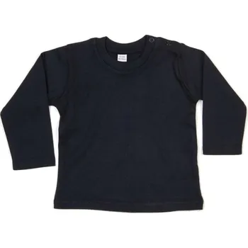 Dětské tričko s dlouhým rukávem BZ 11 black 6-12